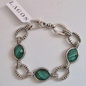 LAGOS Venus Malachite Doublet Bracelet